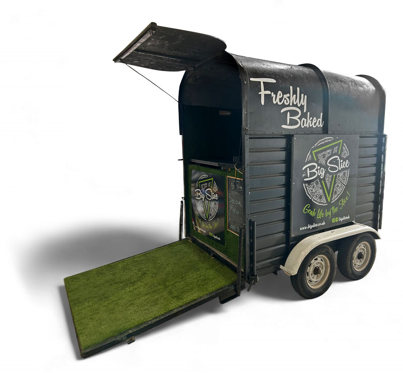 Big Slice Mobile pizza van for hire pizza franchise uk best pizza franchise