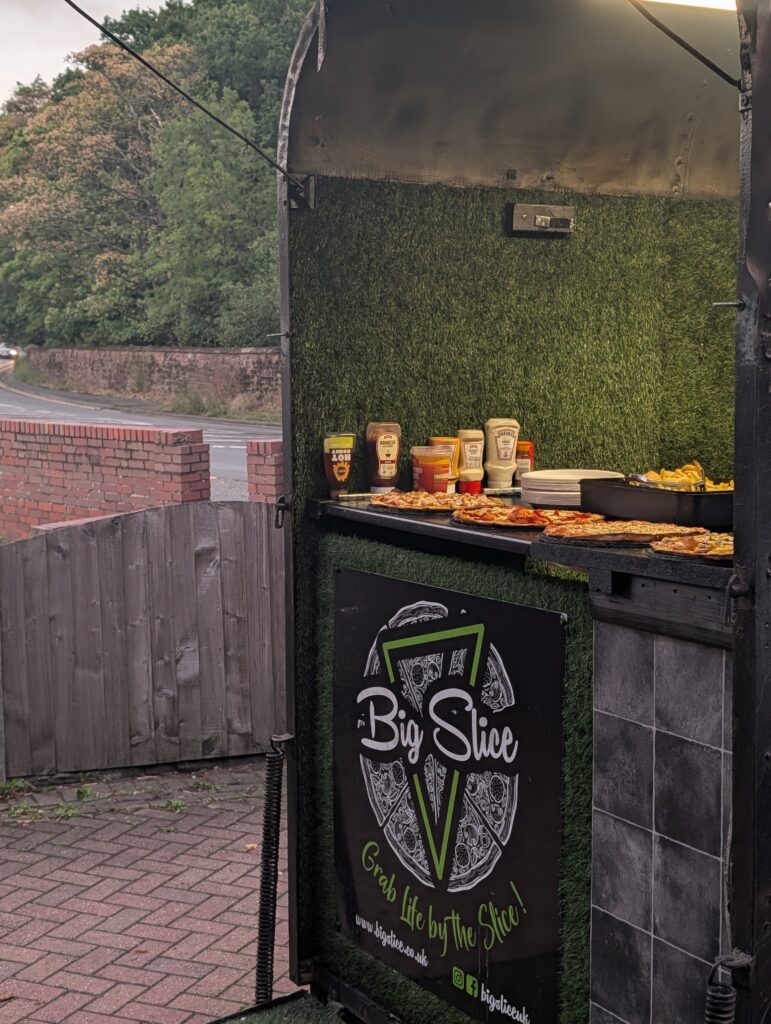 Big Slice pizza catering for Indian wedding in Wolverhampton