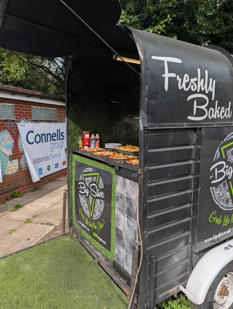 Big slice pop up pizza catering in Aldridge, west midlands