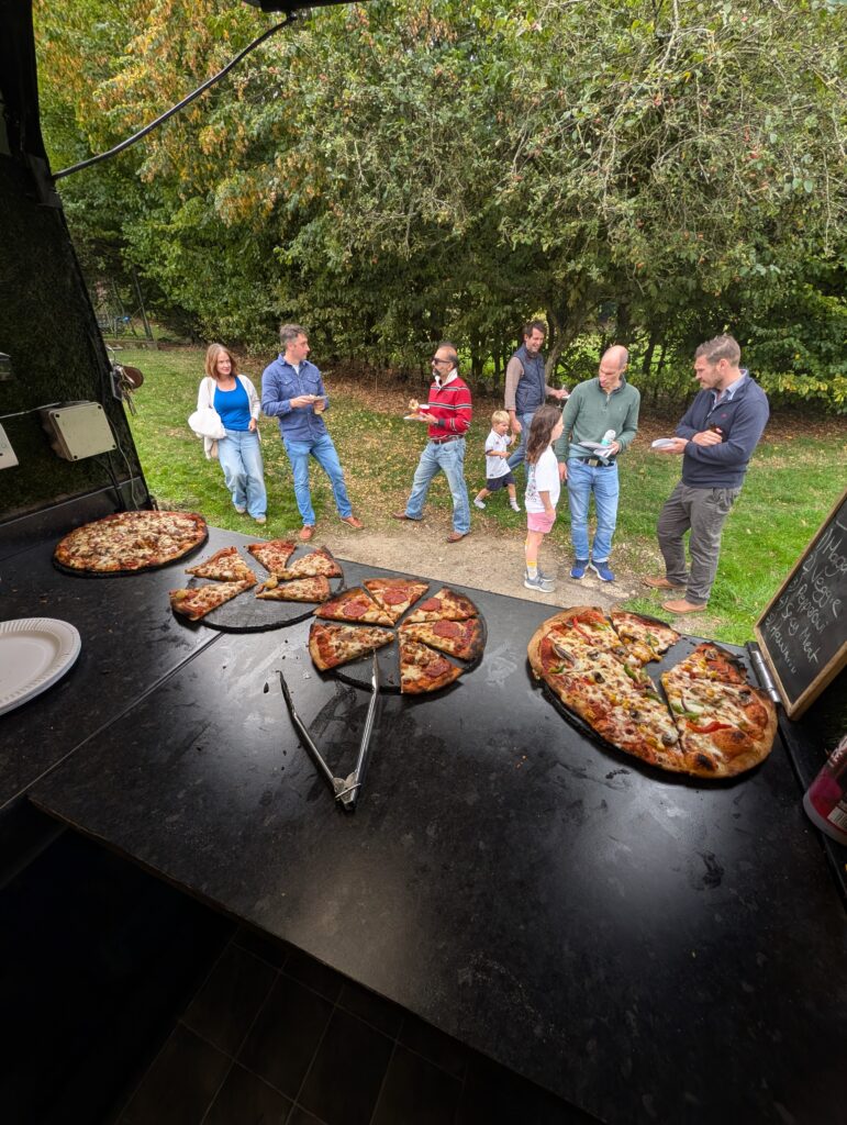 Big Slice pizza only buffet in stroud, Eagles nest farm.