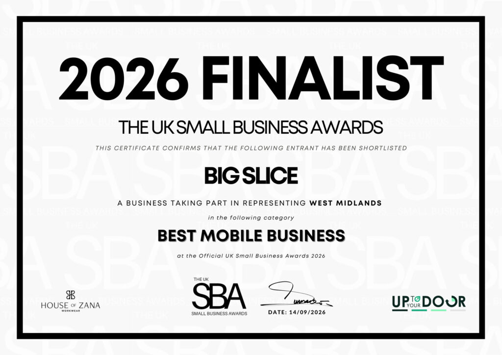 Big Slice Best Mobile Business award