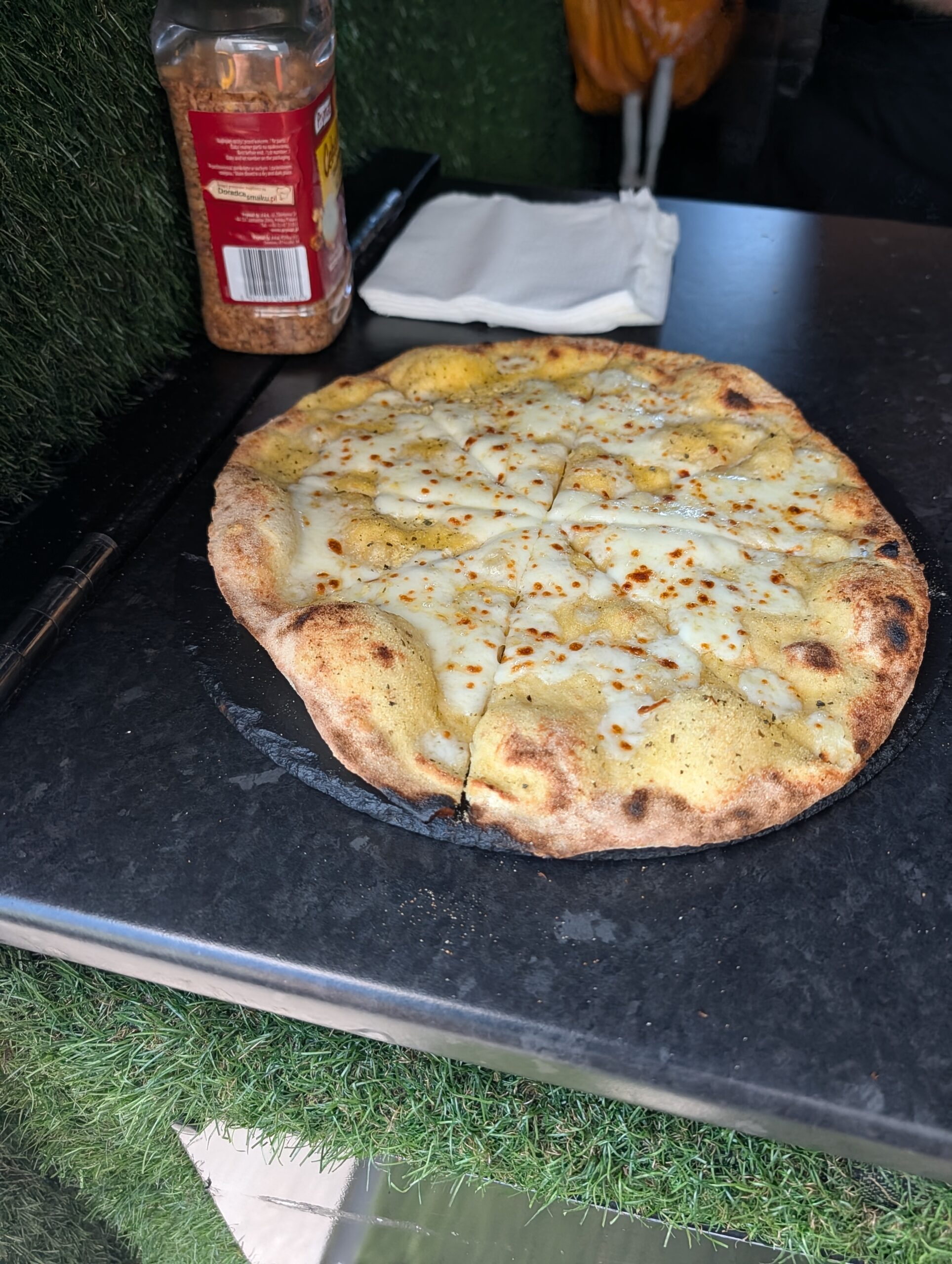 Big Slice pizza event catering in Peterborough for a 50th birthday party.